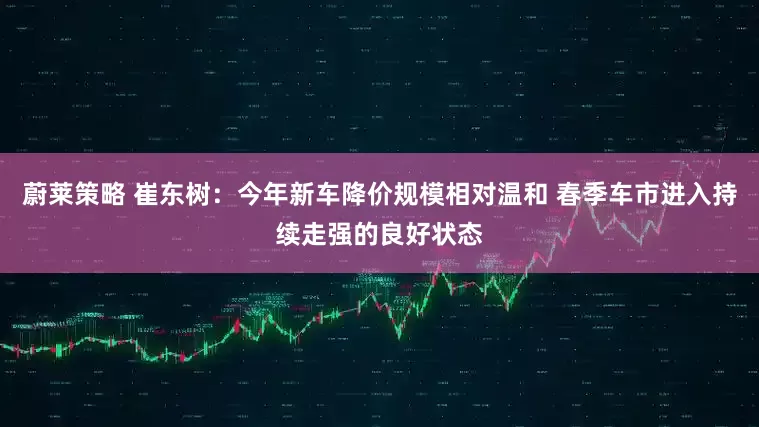 蔚莱策略 崔东树：今年新车降价规模相对温和 春季车市进入持续走强的良好状态