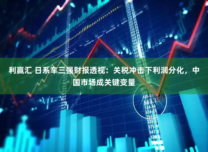 利赢汇 日系车三强财报透视：关税冲击下利润分化，中国市场成关键变量